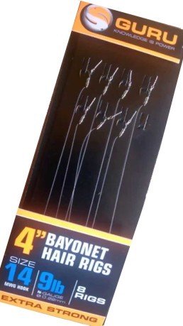 Ganchos Montados QM1 Bayoneta Cabello Listo Aparejo de 10cm