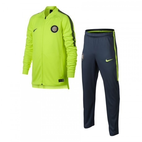 The suit Inter Tracksuit jr yellow blue