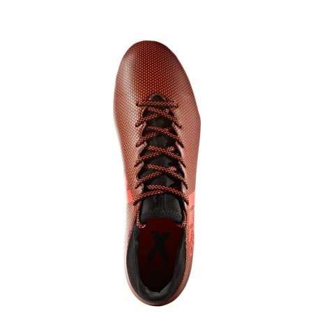 Chaussures de Football Adidas X 17.3 FG orange noir