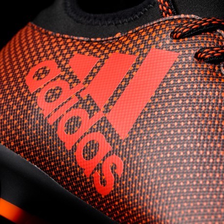 Fußball schuhe Adidas X 17.3 FG orange schwarz