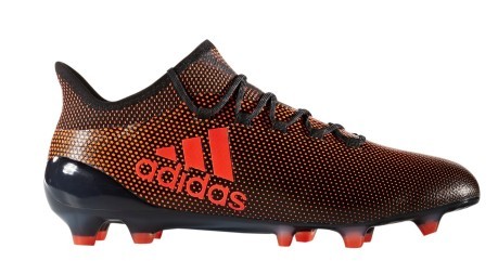 Botas de fútbol Adidas X17.1 FG naranja negro