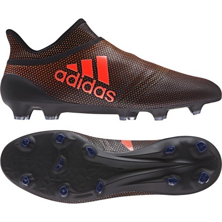Chaussures Adidas X 17+ Purespeed rouge