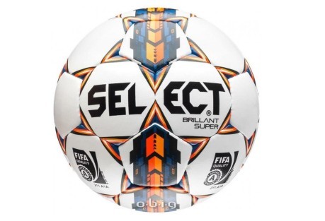 Ball-Select-Futsal Super Brillant weiß