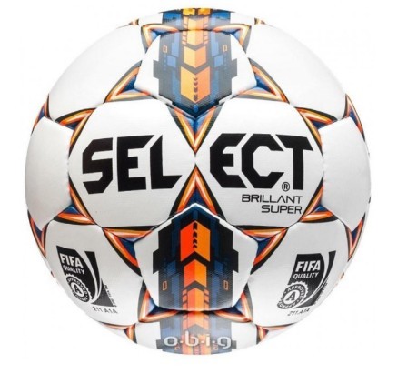 Ball-Select-Futsal Super Brillant weiß
