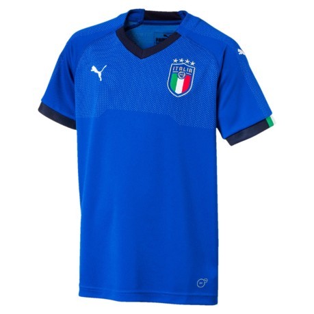 Jersey Junior Italy Home 2017/18 blue
