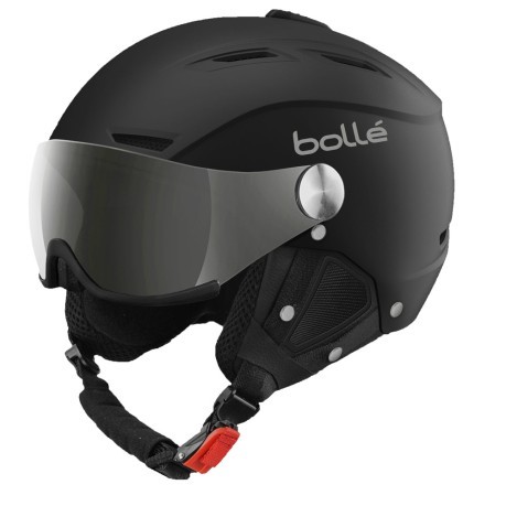 Ski helmet BackLine Visor black silver