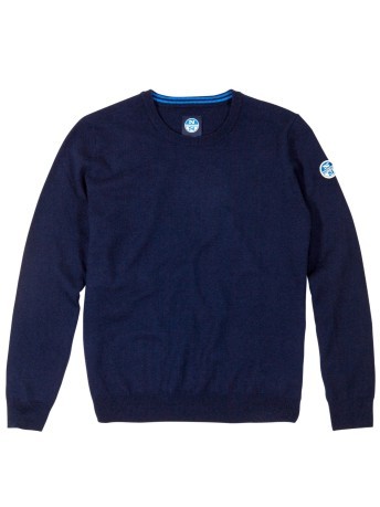 Sweater Man Lowell LambSwool blue model