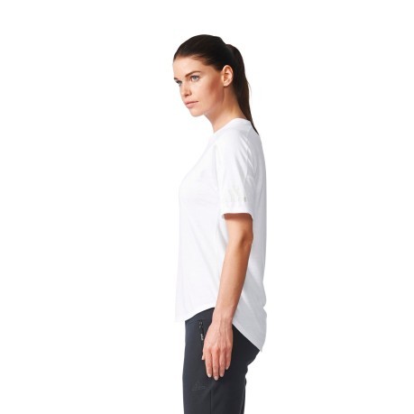 T-Shirt Woman ZNE white model
