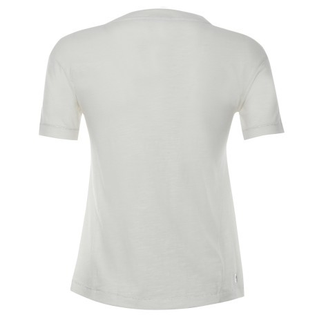 Damen T-Shirt Mit Kurzen Ärmeln Reflektierender Druck