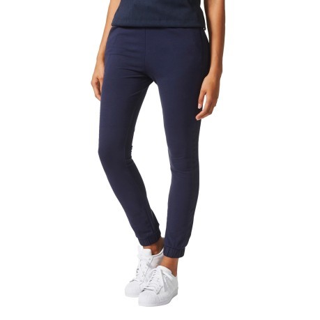 Pants Woman's Track Slim Cuffed blue model