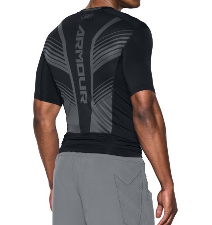 T-Shirt Man Short Sleeve HeatGear SuperVent black