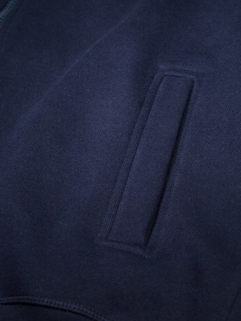 Herren sweatshirt Lowell Sweat mit Durchgehendem Reißverschluss-blau modell