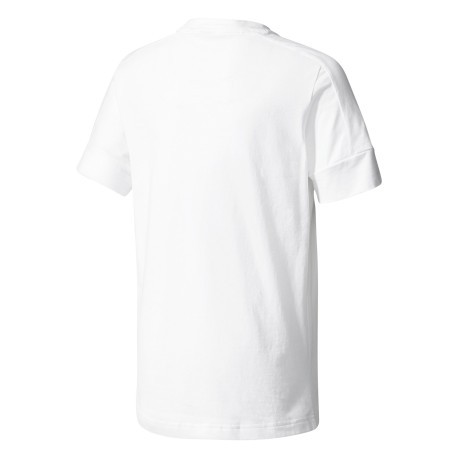 T-Shirt Junior ID Logo bianco blu 
