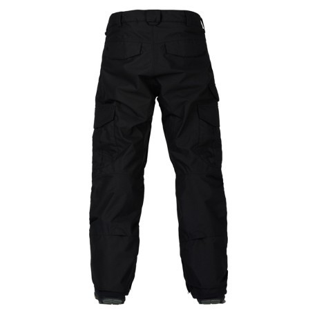 Hommes pantalon Cargo Regular noir