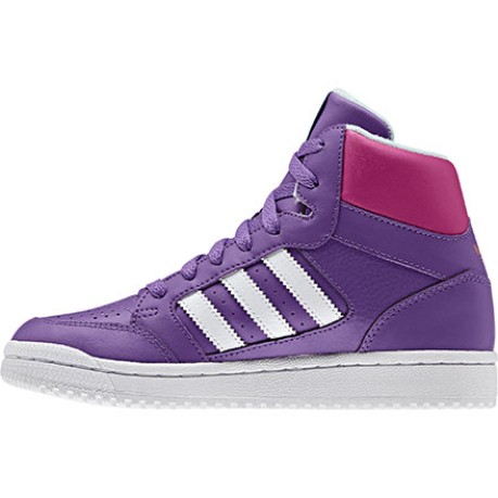 Sneakers alte Pro K colore Viola Bianco Adidas -