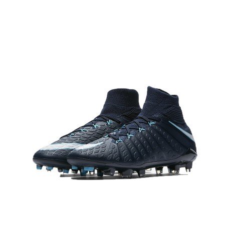 Football boots Nike HyperVenom Phantom III FG light blue