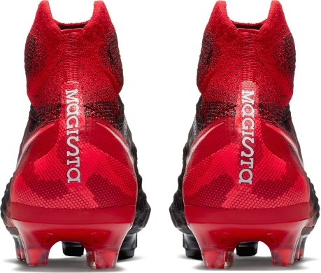 Junior chaussures de Football Magista Obra II noir rouge