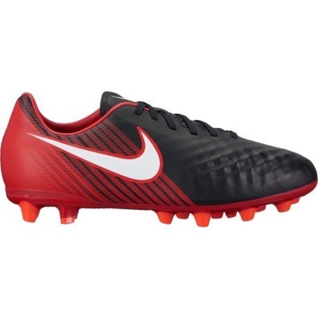 Chaussures de Nike Magista Junior II AG-Pro noir-rouge