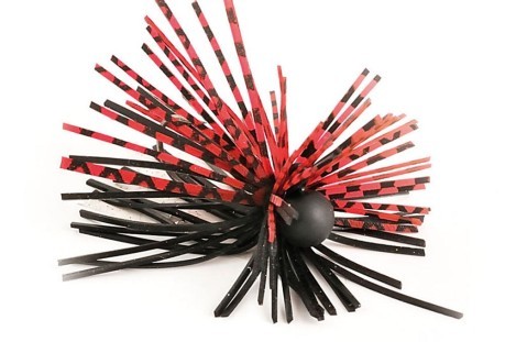Artificiale Fizz Jig 2,5 g rosso nero