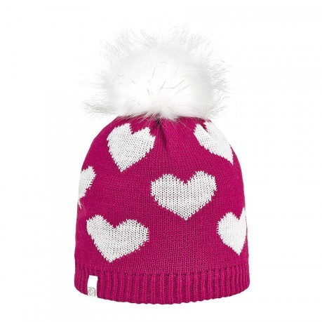 Hat Girl Lolly Eco Pom red white