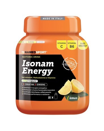 Suplemento Isonam Energía de Limón 480g