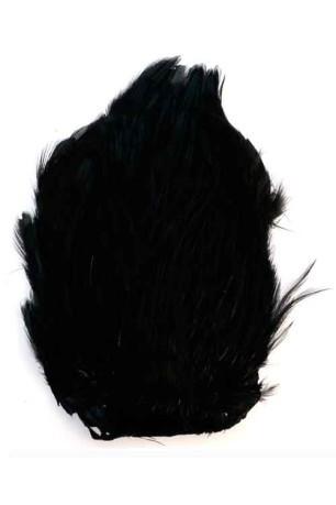 Collo di Gallo Indian Dry Fly Rooster Neck nero