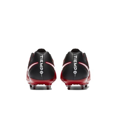 Scarpe Calcio Nike Tiempo Ligera IV SG rosso nero 