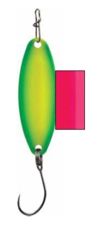 Artificial lures Iris Spoon 3.3 g pink white