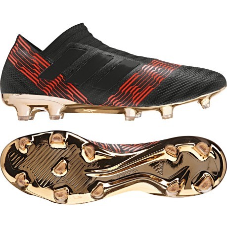 Chaussures de football Adidas Nemeziz 17+ noir rouge