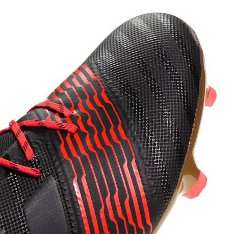 Chaussures de football Adidas Nemeziz 17.2 FG noir rouge
