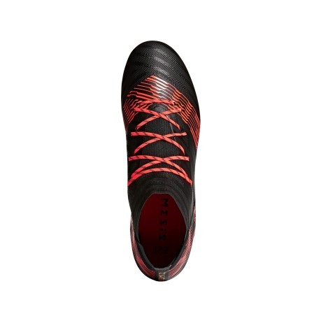 Botas de fútbol Adidas Nemeziz 17.2 FG negro rojo