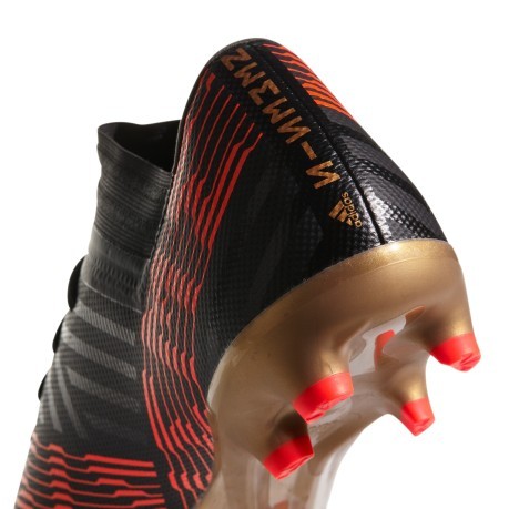 Chaussures de football Adidas Nemeziz 17.3 FG rouge noir