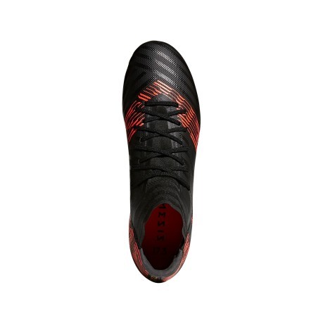 Scarpe calcio Adidas Nemeziz 17.3 FG rosse nere