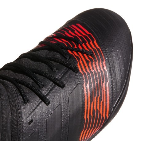 Schuhe fußball Adidas 17.3 TF schwarz rot