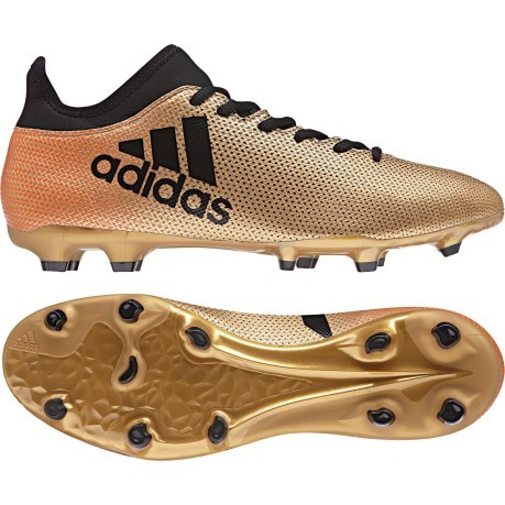 Fußball schuhe Adidas X 17.3 FG gold
