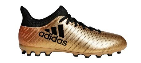 Botas de fútbol de niño Adidas X 17.3 AG oro