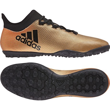 Schuhe fußball Adidas X 17.3 TF gold