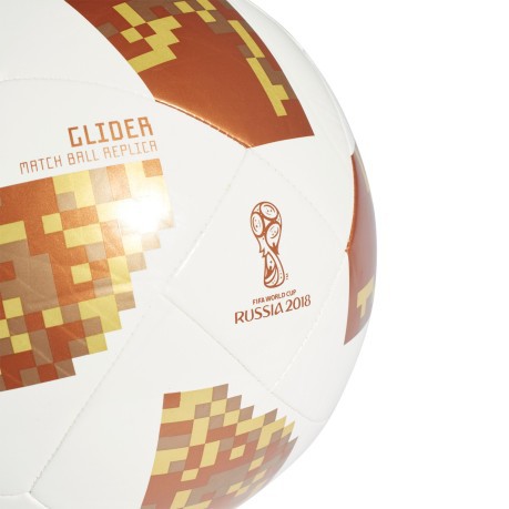 Ball soccer Adidas Telstar World Cup Glider white gold