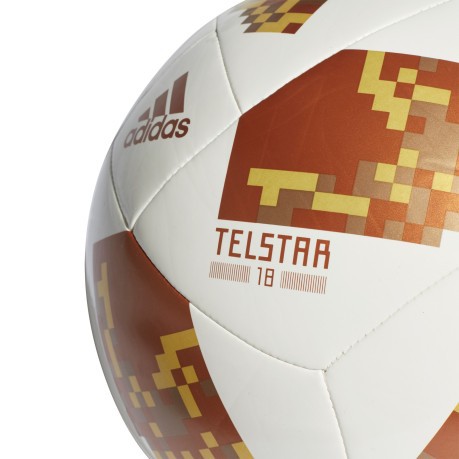 Ballon de soccer Adidas Telstar de la Coupe du Monde de Planeur en or blanc