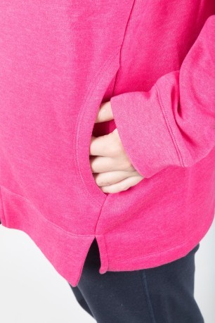 Sweat-shirt Femmes Ajustement Facile Zip Complet en Peluche
