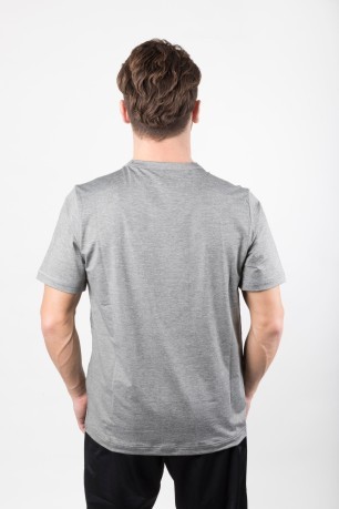 Hombres T-Shirt Pro Tech Logo gris