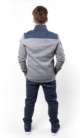 Suit mens Authentic With Writing grey blue