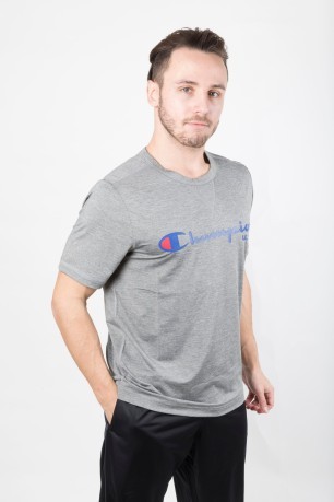 Hombres T-Shirt Pro Tech Logo gris