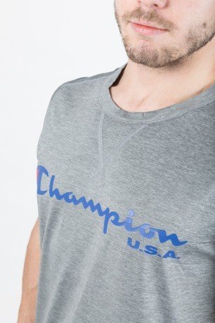 T-Shirt Uomo Pro Tech Logo grigio 