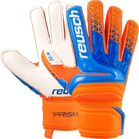 Goalkeeper gloves Reusch Prism SG Finger Support yellow