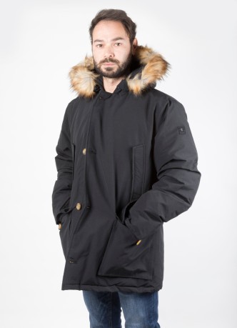 Jacket Parka Men Hood Coat