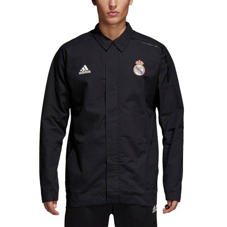 Felpa Real Madrid ZNE Jacket nera