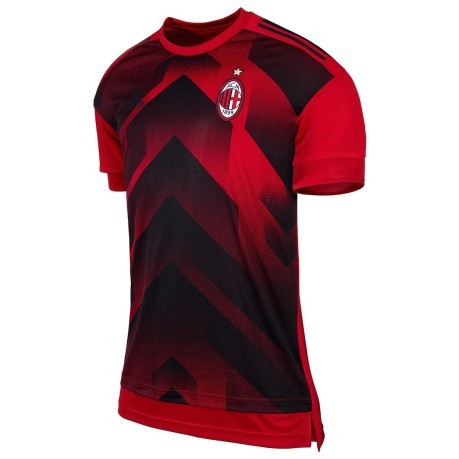 Jersey Milan Pre Match red black