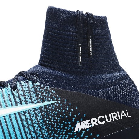 Fußball schuhe Nike Mercurial SuperFly V FG blau