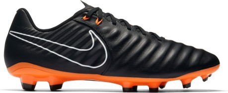 Las botas de fútbol Nike Tiempo Legend VII de la Academia negro/naranja
